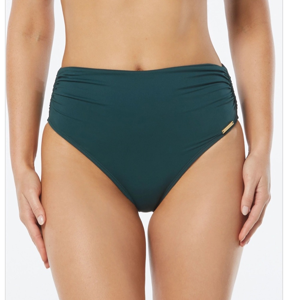 Vince Camuto Convertible High Waist Bikini Bottom Sz SMALL